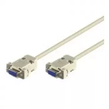 Goobay 50547 D-SUB seriālā savienojuma kabelis, RS-232 ligzda (9 kontakti) – RS-232 ligzda (9 kontakti), 2 m, pelēkā krāsā