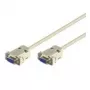 Goobay 50547 D-SUB seriālā savienojuma kabelis, RS-232 ligzda (9 kontakti) – RS-232 ligzda (9 kontakti), 2 m, pelēkā krāsā