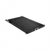 EFB Elektronik 691651ATS.12 izvelkams plaukts 19″ statnei, 1U, tumši melnā krāsā RAL 9005