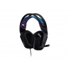 Logitech G335 vadu spēļu austiņas ar mikrofonu, 3,5 mm ligzda, melnā krāsā