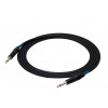 SSQ JMPJMP6 SS-1450 audio kabelis ar mono jack spraudņiem, 6 m, melns