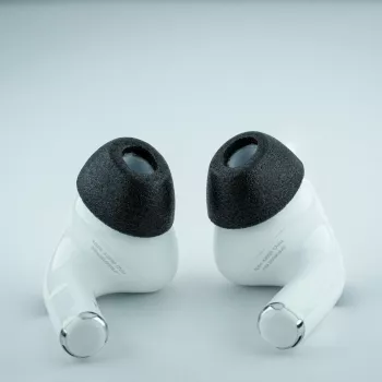 Comply MAX ausu uzgaļi AirPods Pro, melni, izmērs L