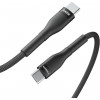 Veger CC03 USB-C uz USB-C vads, PD 48 V 5 A 240 W, 1,5 m, melns