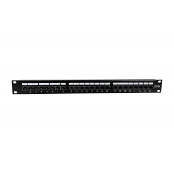 Komutācijas panelis Lanview LVR-CAT6A-UTP-LSA, Cat6a, 1U, 24 porti