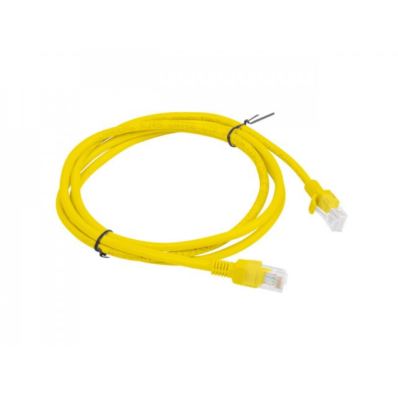Lanberg PCU6-10CC-0150-Y tīkla kabelis RJ45 Cat.6 UTP, 1,5 m, dzeltens