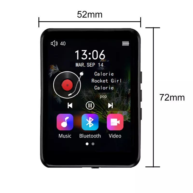 Zenwire Vibe P1 pārnēsājams MP3/MP4 atskaņotājs