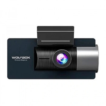 Videoreģistrators WOLFBOX i17: 4K priekšējā + 2,5K aizmugurējā + 1080p salona kamera, Wi-Fi, 64 GB