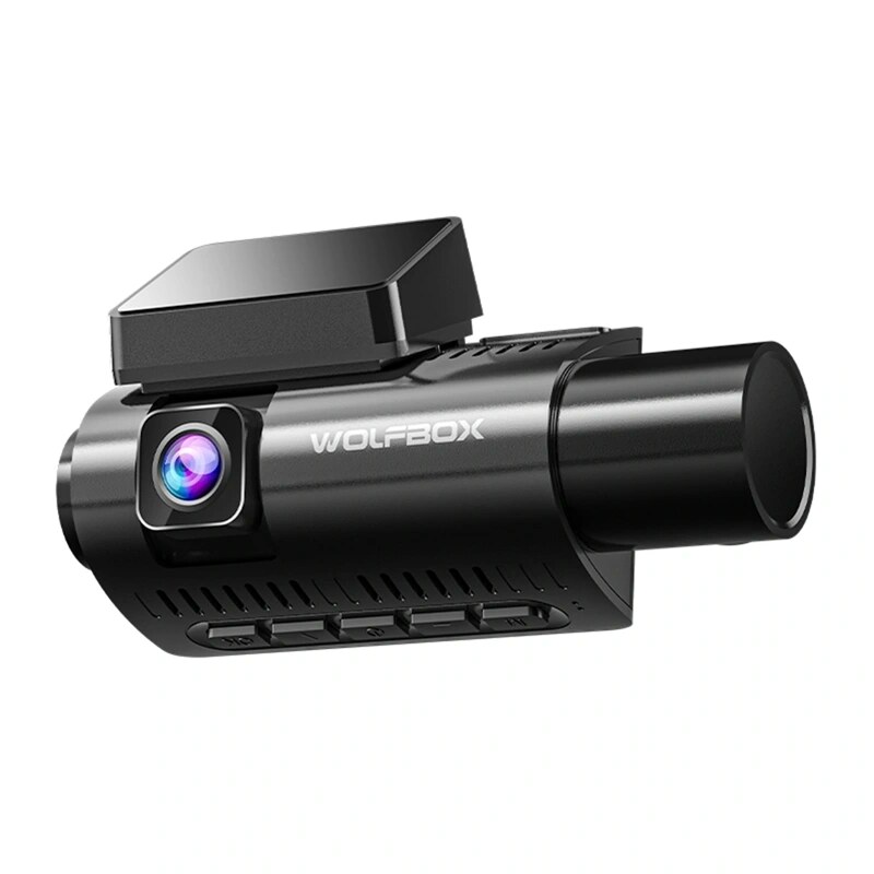 Videoreģistrators WOLFBOX i07: 2,5K priekšējā + 1080p aizmugurējā un salona kamera, Wi-Fi