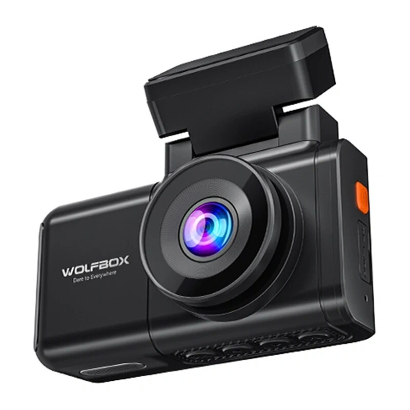Videoreģistrators WOLFBOX X3: 2,5K priekšējā + 1080p aizmugurējā kamera, Wi-Fi, 64 GB
