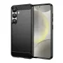 iLike Carbon Case elastīgs silikona vāciņš tālrunim Xiaomi Poco F7 Pro, melns