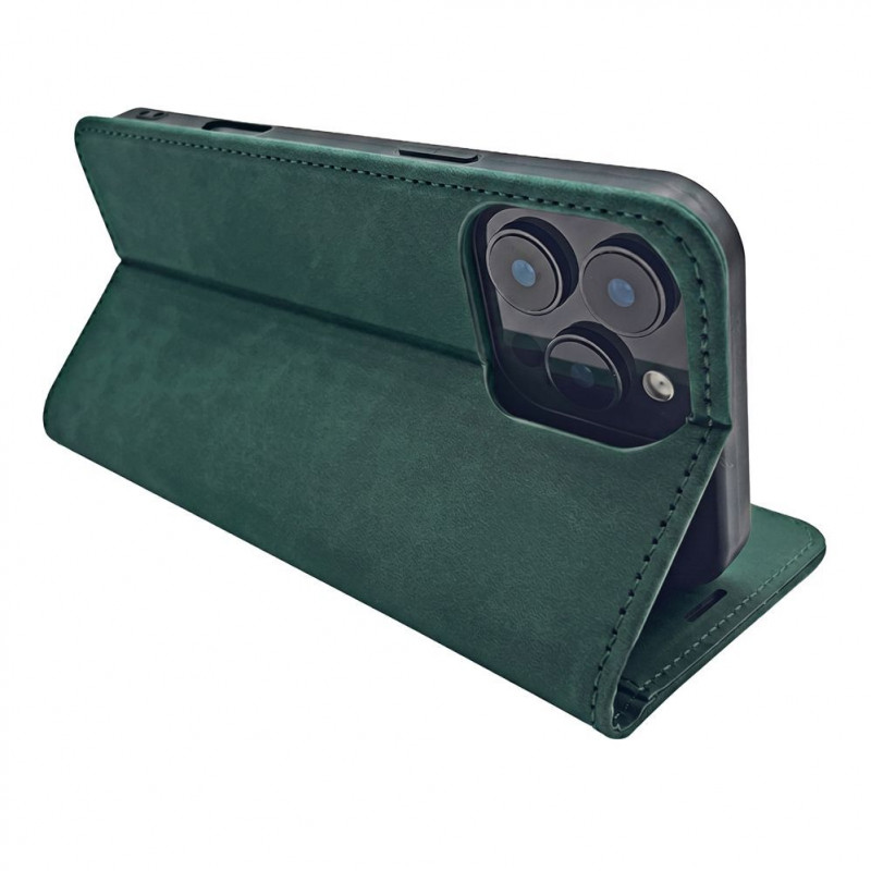 TFO Smart Suede telefona vāciņš iPhone 17 Pro Max 6,9 / iPhone 18 Pro Max 6,9, zaļš