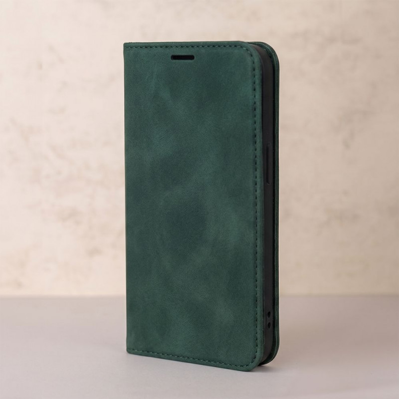 TFO Smart Suede telefona vāciņš iPhone 17 Pro Max 6,9 / iPhone 18 Pro Max 6,9, zaļš