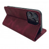 TFO Smart Suede telefona vāciņš iPhone 17 Pro 6,3 / iPhone 18 Pro 6,3, bordo