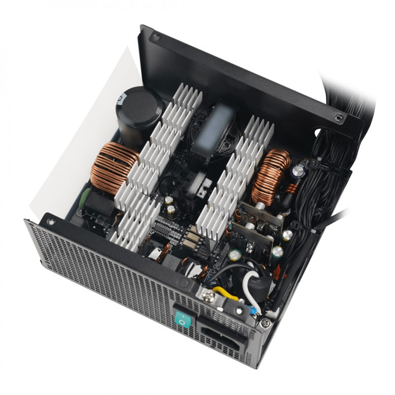 DeepCool PL750D R-PL750D-FC0B-EU datora barošanas bloks, 750 W, ATX 20+4 pin, melns