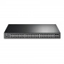 TP-Link JetStream TL-SG3452P pārvaldāms L2/L3 tīkla slēdzis, Gigabit Ethernet, PoE, 1U, melns