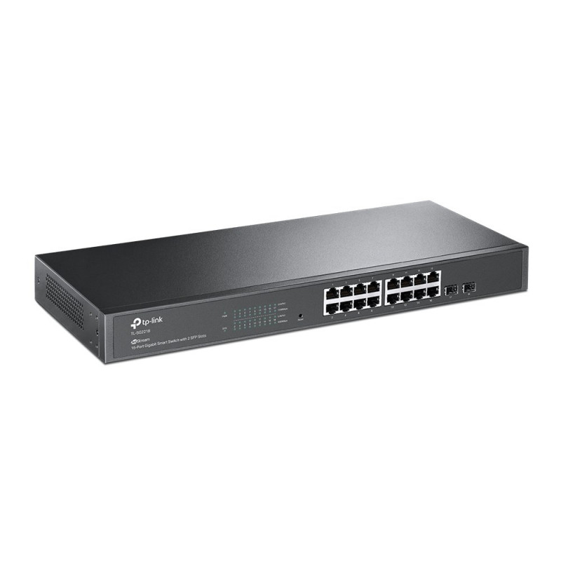TP-Link JetStream TL-SG2218 pārvaldāms L2/L2+ tīkla slēdzis, Gigabit Ethernet, 1U, melns