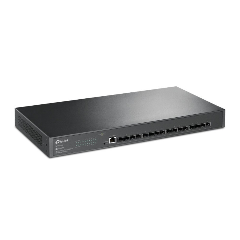 TP-Link JetStream TL-SX3016F pārvaldāms L2+/L3 tīkla slēdzis, melns