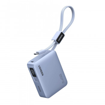 Ugreen PB584 pārnēsājamais akumulators 10000 mAh, pelēks