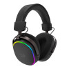 Redragon FURY WRS H831 melnas bezvadu spēļu austiņas ar mikrofonu