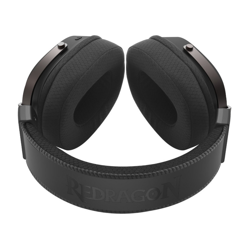 Redragon FURY WRS H831 melnas bezvadu spēļu austiņas ar mikrofonu