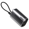 SHARGE Flow 3 pārnēsājamais lādētājs, 10 000 mAh, 45 W PD, USB-C kabelis, melns
