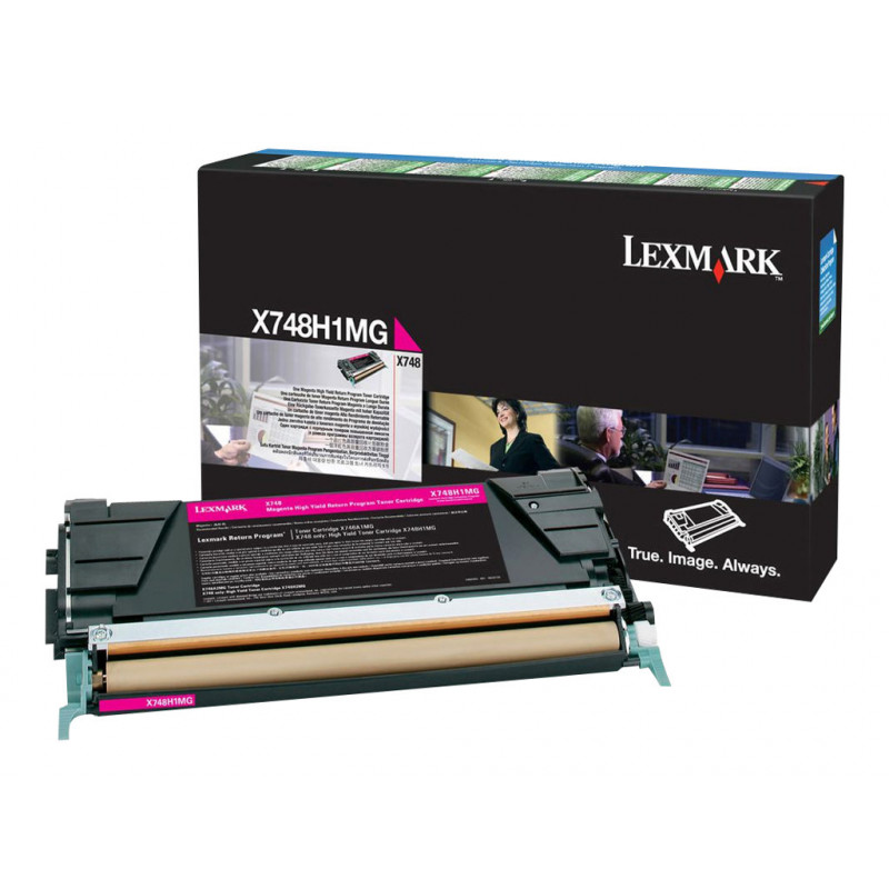 Lexmark X748H1MG tonera kārtridžs printeriem X748de, X748de LDS, X748de Statoil, X748dte, purpursarkans