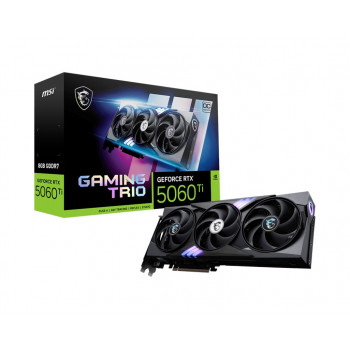 MSI GeForce RTX 5060 Ti Gaming Trio OC grafiskā karte, 8 GB GDDR7, DLSS 4