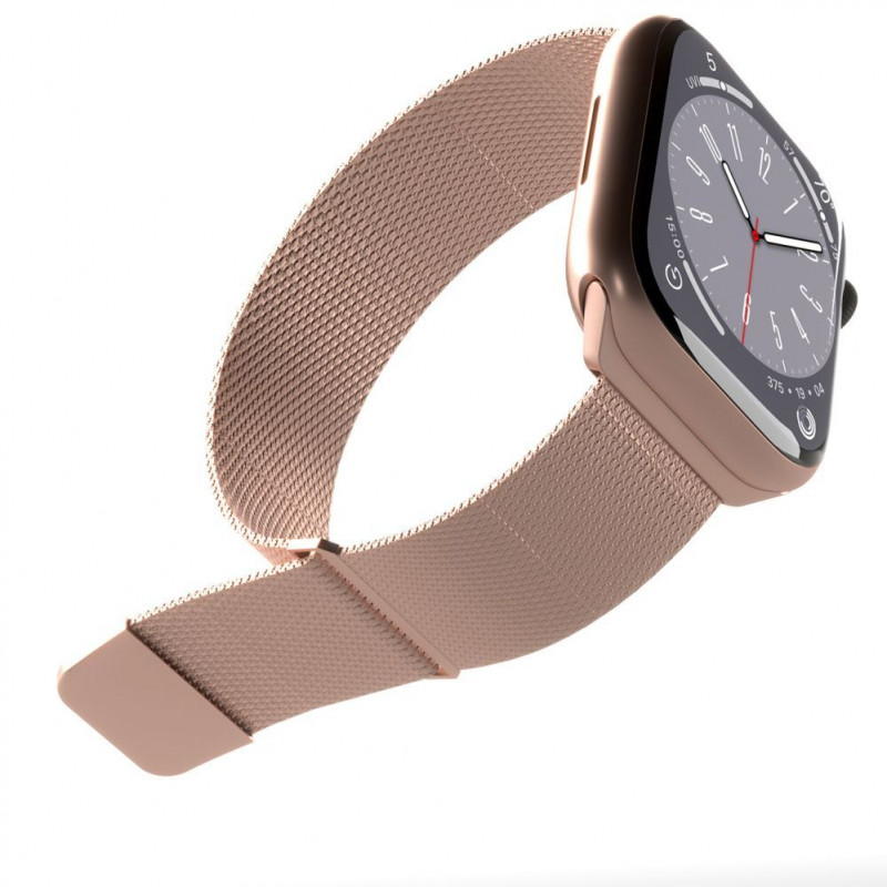 Puro Milanese PUMILAW40ROSE nerūsējošā tērauda siksniņa Apple Watch 38/40/41 mm, rozā