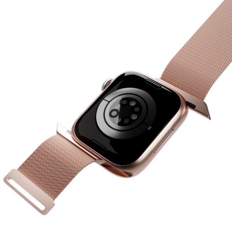 Puro Milanese PUMILAW40ROSE nerūsējošā tērauda siksniņa Apple Watch 38/40/41 mm, rozā