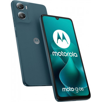 Motorola G06 tālrunis, 4/128 GB, Dual SIM, Pantone Tapestry Blue, OEM