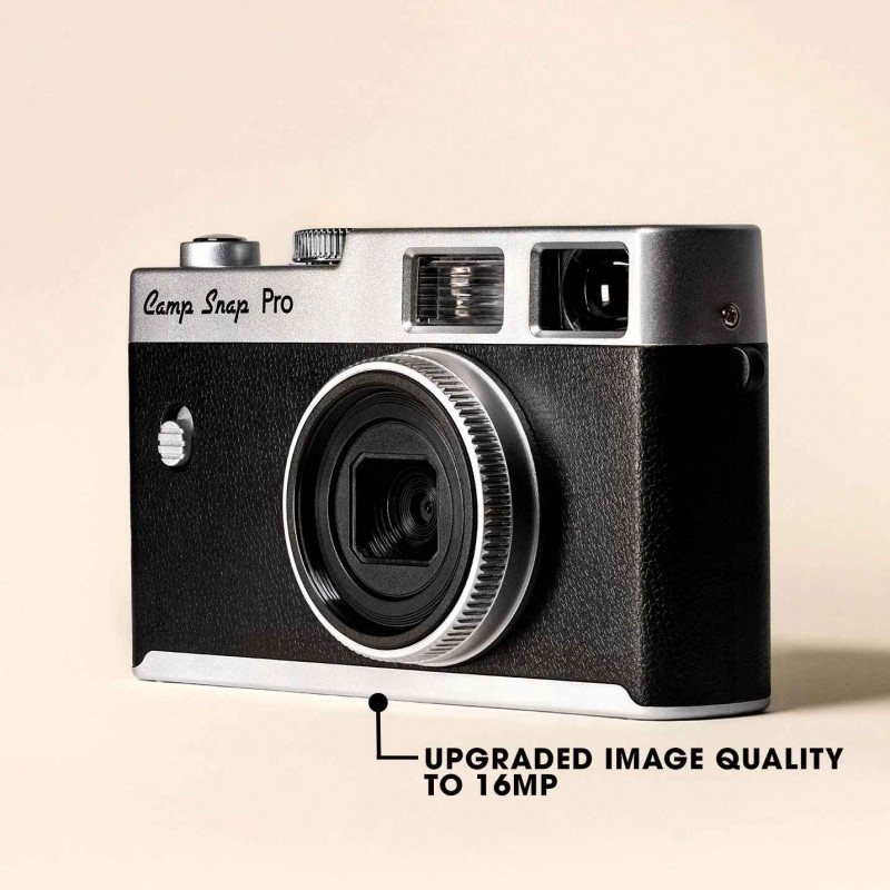 Camp Snap CS-PRO-BK-WW digitālā kamera bez ekrāna, melnā krāsā