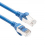 ACT FC2603 zils S/FTP CAT6A tīkla savienojuma kabelis, 3 m, TPE, īpaši lokans, neaizķerošs