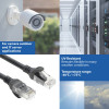 ACT FC1910 U/UTP CAT6A TPE īpaši elastīgs tīkla kabelis ar RJ45 savienotājiem, 10 m, melns