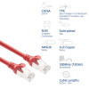 ACT FC2507 S/FTP CAT6A savienojuma kabelis, 7 m, sarkans