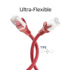 ACT FC2507 S/FTP CAT6A savienojuma kabelis, 7 m, sarkans
