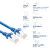 ACT FC2652 CAT6A S/FTP komutācijas kabelis, TPE, 0,25 m, īpaši elastīgs, RJ45, zils