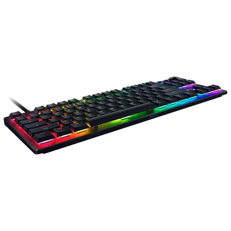 Spēļu tastatūra Razer Huntsman V3 Pro Low-Profile TKL, analogie slēdži, DE (ISO) izkārtojums, melna