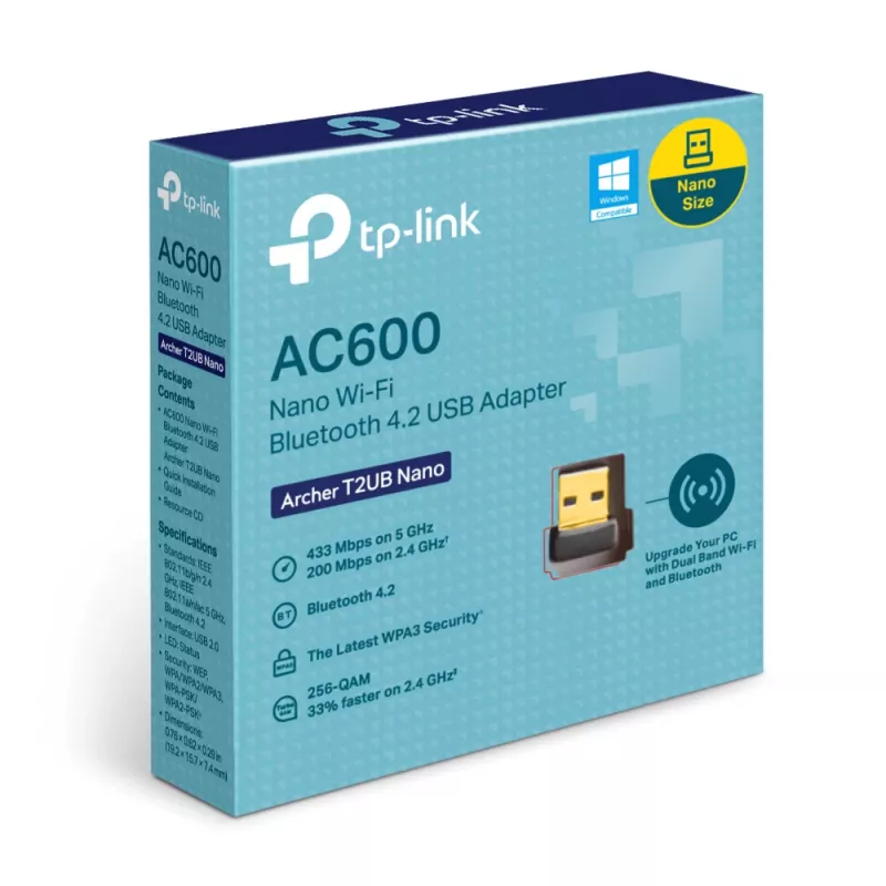 Tīkla adapteris TP-Link Archer T2UB Nano