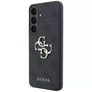 Guess GUE005819 Embossed 4G Ring Classic Logo MagSafe vāciņš Samsung Galaxy S26 FE, melns