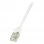 LogiLink CP2021U balts Cat.6 U/UTP tīkla kabelis, 0,5 m, EconLine