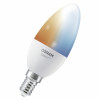 Osram SMART+ MATTER Tunable White Classic B40 viedā lampa, E14, 4,9 W, Wi-Fi