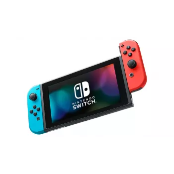 Nintendo Switch (jaunais pārstrādātais modelis) portatīvā spēļu konsole, melna / zila / sarkana, 15,8 cm (6,2 collas), 32 GB, Wi-Fi