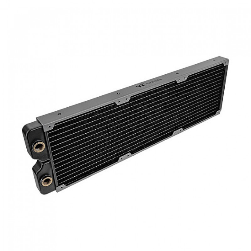 Thermaltake Pacific SR420 plānais radiators pašmontējamai šķidruma dzesēšanai, melns