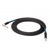 SSQ JMPJMK2 SS-1440 savienojuma vads mono Jack – mono Jack (leņķis 90 grādi), 2 m, melns