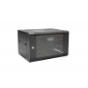 Digitus DN-W19 06U/450/B 6U pie sienas stiprināms skapis, melns