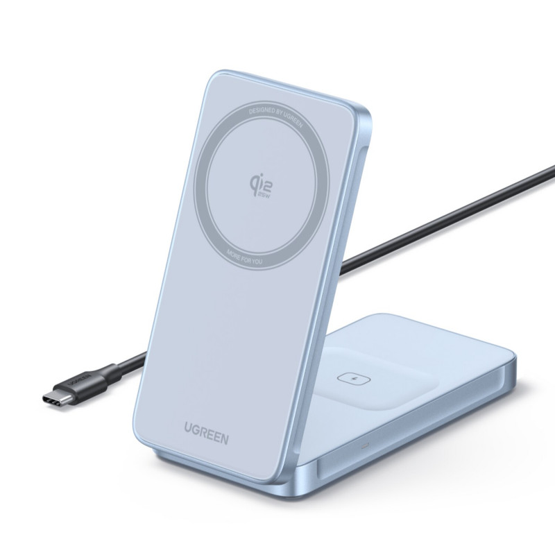 Ugreen W756 55963 MagFlow induktīvais lādētājs 2 vienā