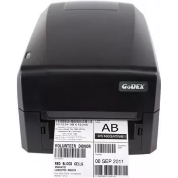 Godex GE330 etiķešu printeris, tiešā termiskā / termopārneses druka, 300 dpi, USB 2.0, LAN, seriālais ports