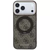 Guess GUE005690 Ring Stand 360 4G Classic Logo MagSafe aizsargvāciņš iPhone 18 Pro Max / 17 Pro Max, brūns