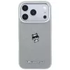 Karl Lagerfeld KF003302 Point & Choupette Sketch MagSafe aizsargvāciņš iPhone 18 Pro Max / 17 Pro Max, pelēks