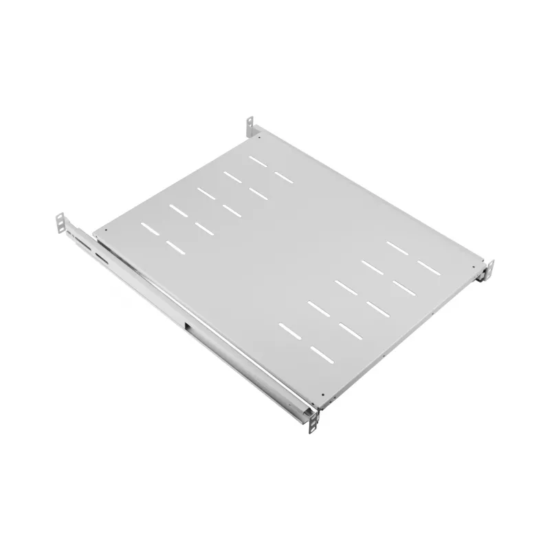 EFB Elektronik 691651NAGR.68 izvelkams 19″ plaukts, 1U, uzstādīšanas dziļums 378–612 mm, slodze 30 kg, RAL 7035